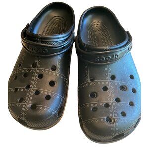 Crocs Classic Ron English Area 54 Black with Design Extraterrestrial Jibbitz Inc